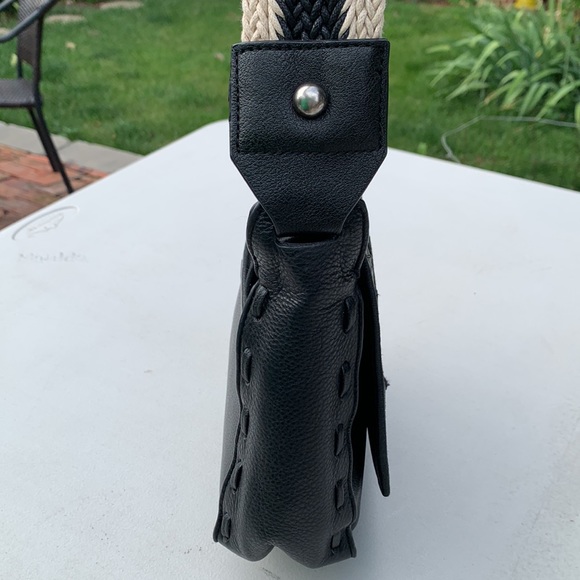 Sam Edelman Emma Crossbody Leather Satchel Purse - Western Style - Picture 10 of 16